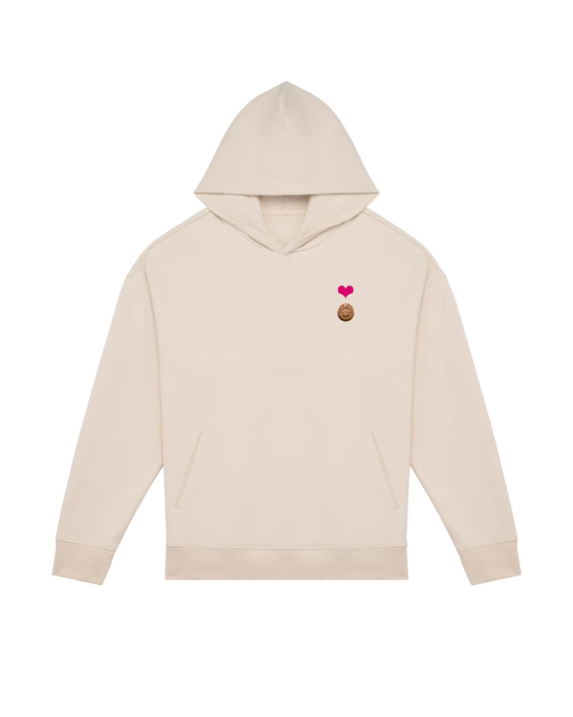 Felpa con cappuccio unisex oversize
