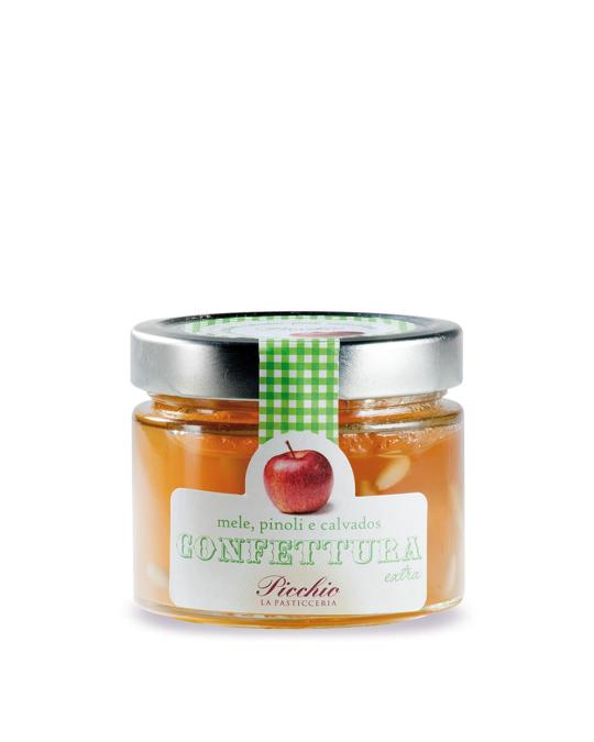 Confettura mele, pinoli e calvados